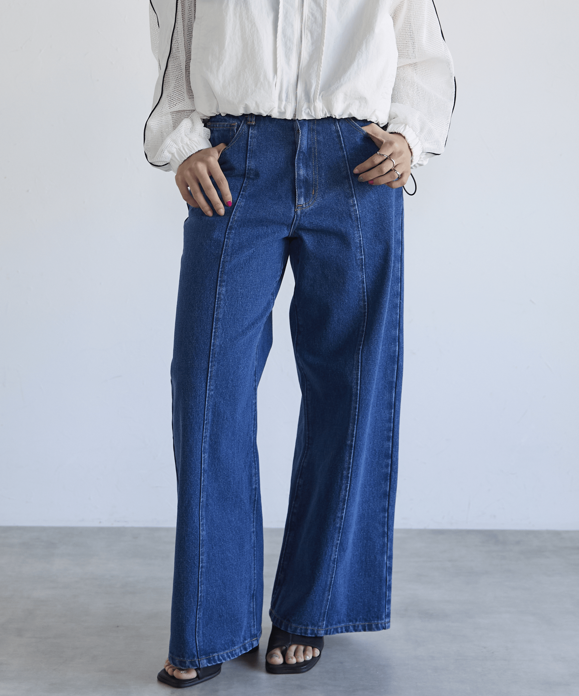 SOTT wide denim pants ワイドデニムパンツ