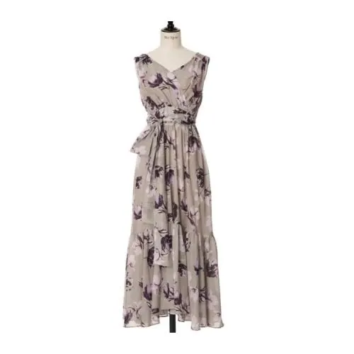 Her lip to Anemone Cache-Coeur Long Dress