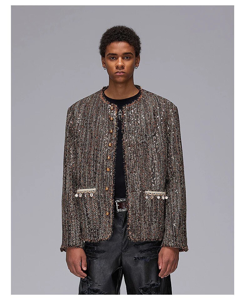 ROCAWEAR Shiny silk slim fit jacket