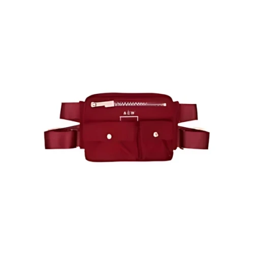 A-COLD-WALL* Burgundy Abdomen Bag