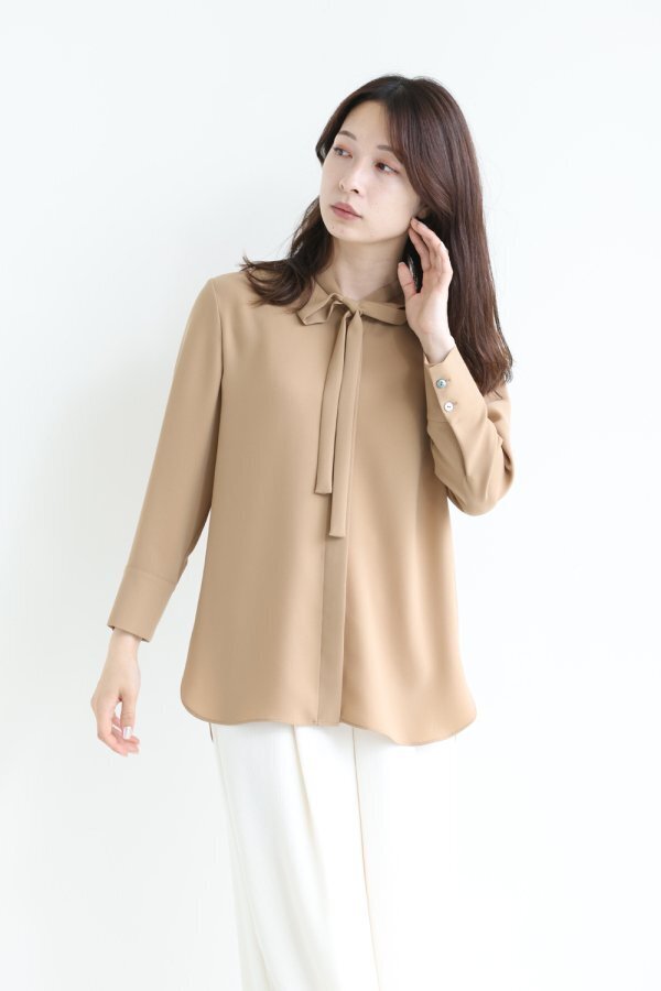 Theory PRIME GGT TIE BLOUSE