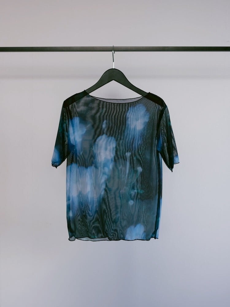 sahara Half Sleeve Sheer Top