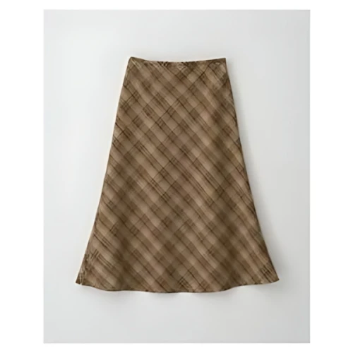 ROLAROLA CHECK MIDI SKIRT