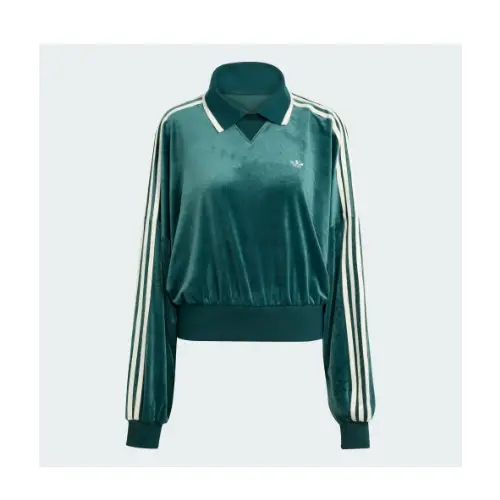 adidas アディダス オリジナルスｘリバティ・ロンドン エンボス加工 ベルベット スウェットシャツ