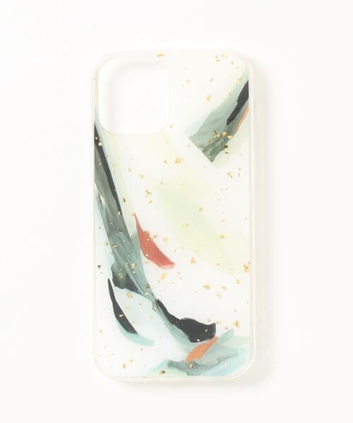 Port ニュアンス マーブル 水彩画風 iPhoneケース