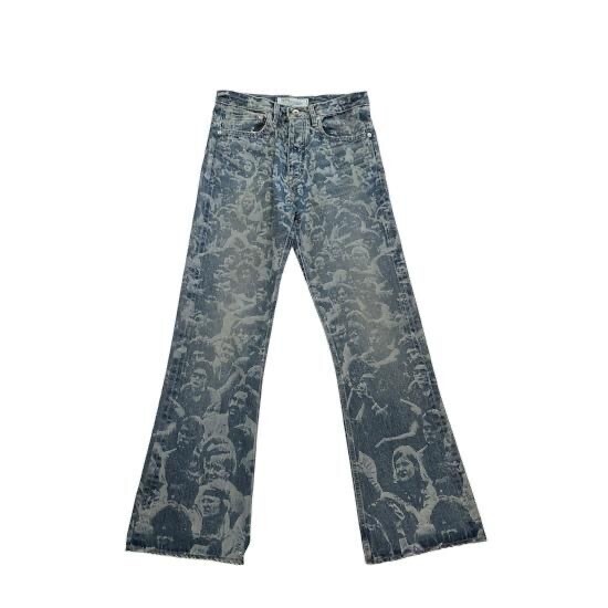 DAIRIKU Woodstock Flare Denim Pants INIDIGO