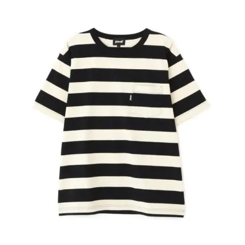Schott ワイドボーダーポケットTシャツ