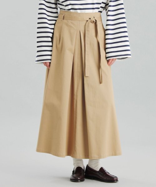MACKINTOSH PHILOSOPHY GREY LABEL ベルテッドギャバジンスカート