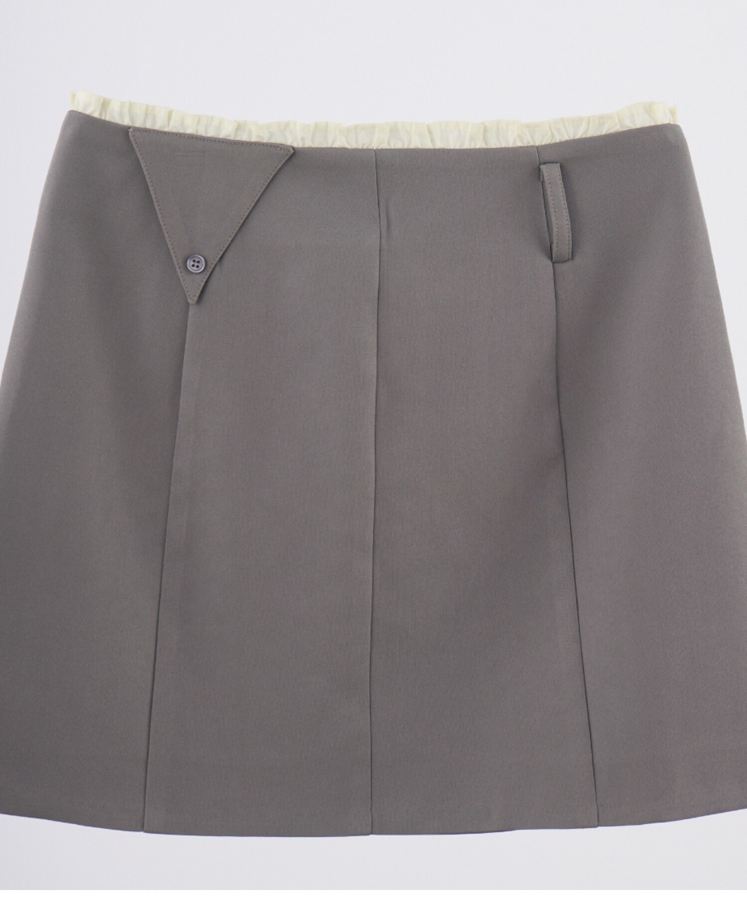 idem frill belt mini skirt / フリルデザインミニスカート