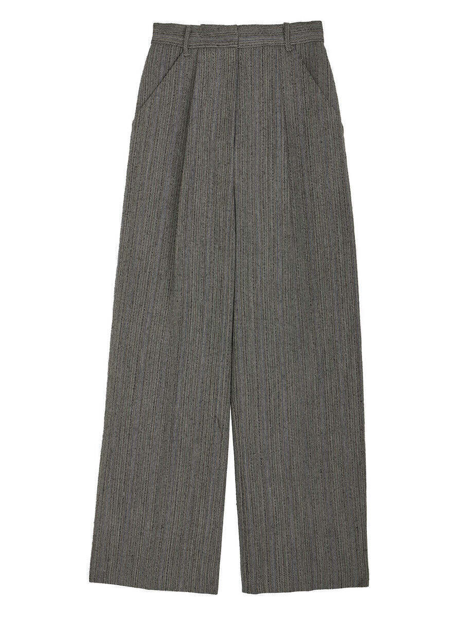 AMERI VINTAGE UND MANY MOTIF BUTTON PANTS