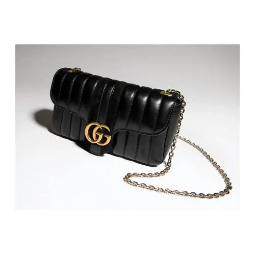 GUCCI 〔グッチ ジェットセット GGマーモント〕スモール ショルダーバッグ