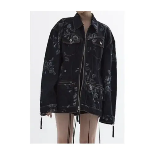 FETICO ROSE DENIM JACKET