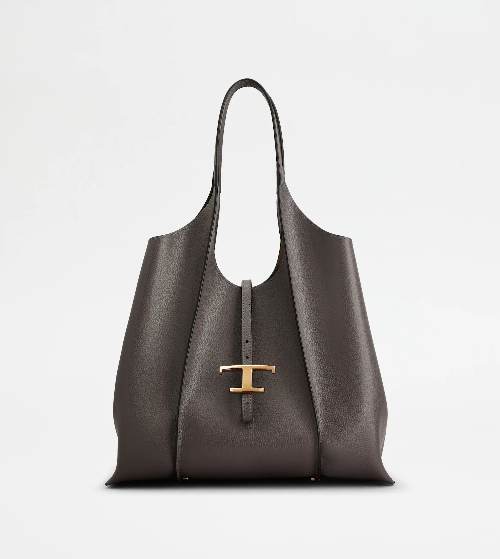 TOD'S T タイムレス レザー ショッピング バッグ ミディアム
