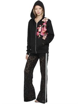 AINEA HAND-EMBROIDERED HOODED SWEATSHIRT