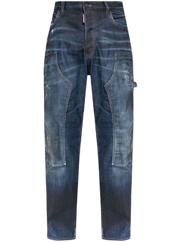 DSQUARED2 パネル ルーズフィットジーンズ