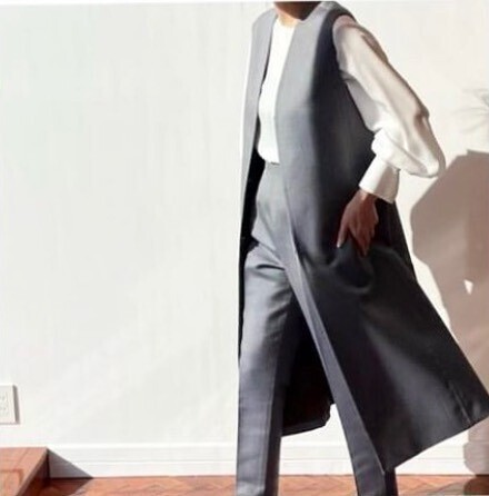 MIKAKO NAKAMURA 2022 Autumm＆Winter Collection　ロングジレ