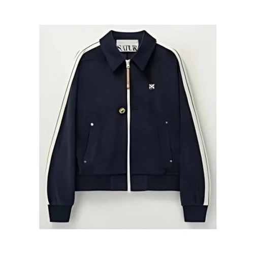 SATUR Lawton Velor Collar Jacket