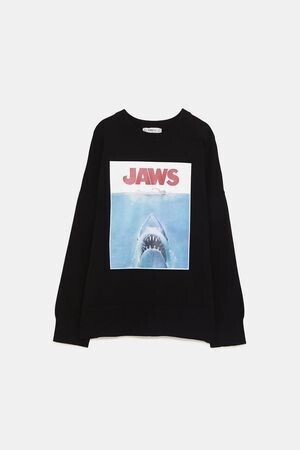 ZARA 2018AW サメスウェットシャツ