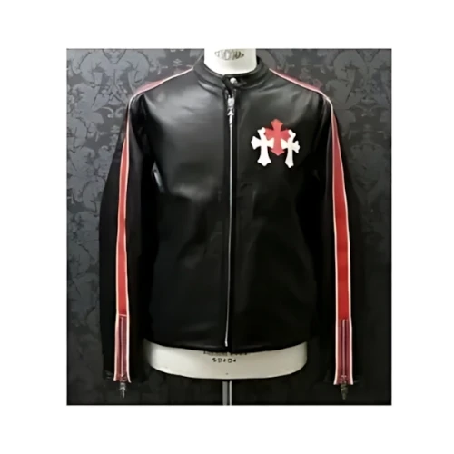 Chrome Hearts RACING2 シングルレザーライダースジャケット