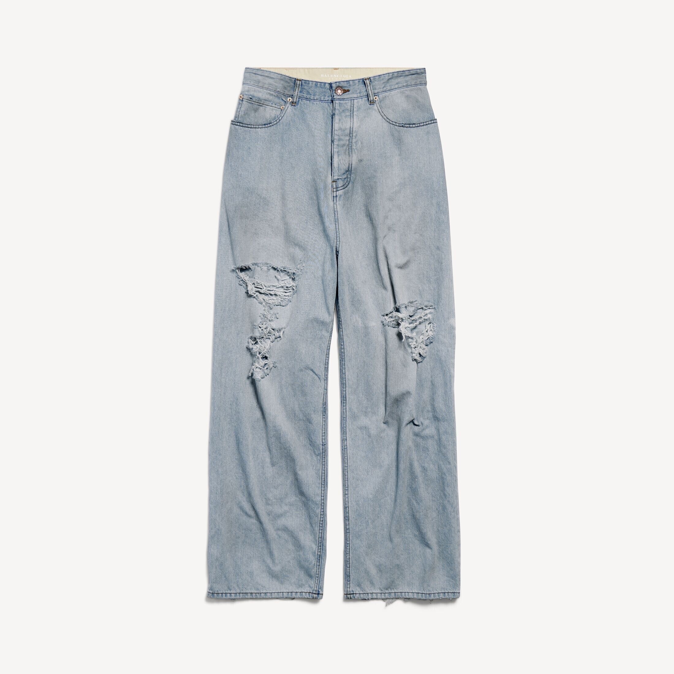 Balenciaga ライトブルー の ウィメンズ BAGGY パンツ