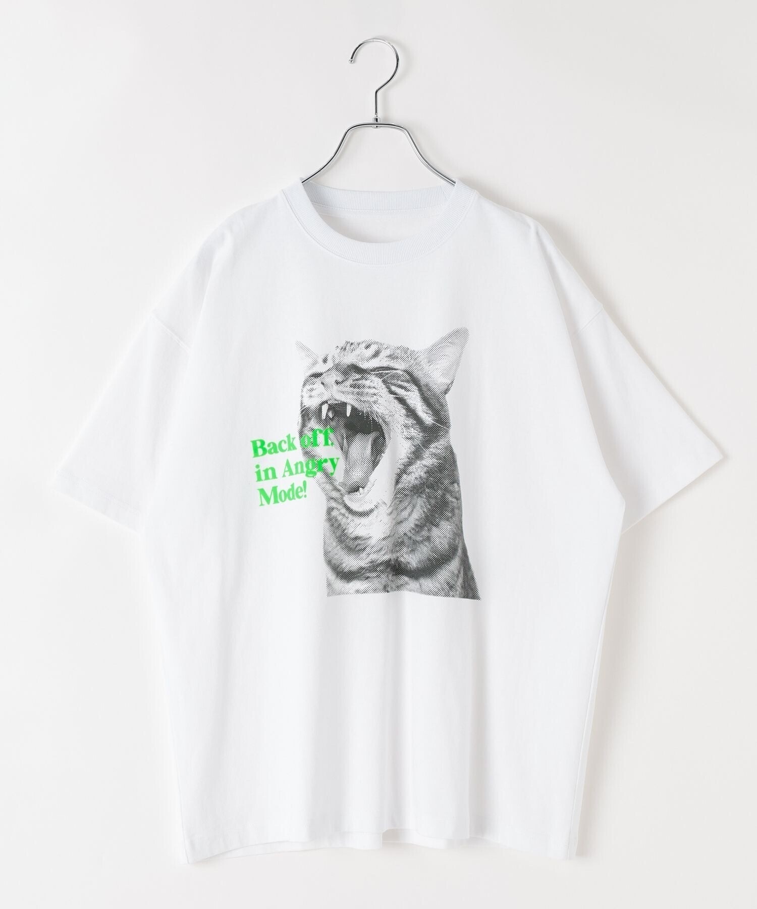 PBLIM 《UNISEX》シャウトキャットT　猫 / フロントプリント