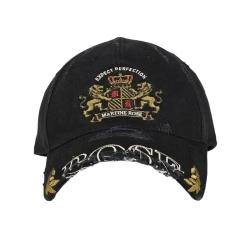 MARTINE ROSE Cut Peak Cap