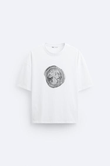 ZARA COIN PRINT T-SHIRT