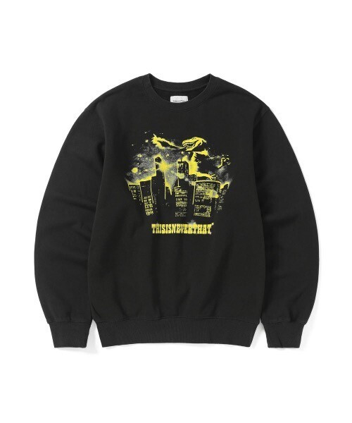 thisisneverthat® Nightmare Crewneck Off Black