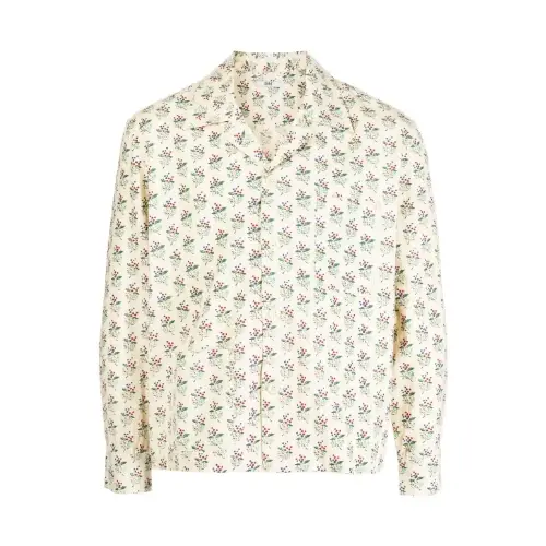 BODE floral-print shirt