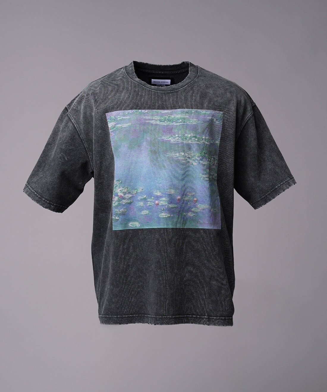 MAISON SPECIAL 【ART SERIES】「Claude Monet」Prime-Over Crew Neck T-Shirt