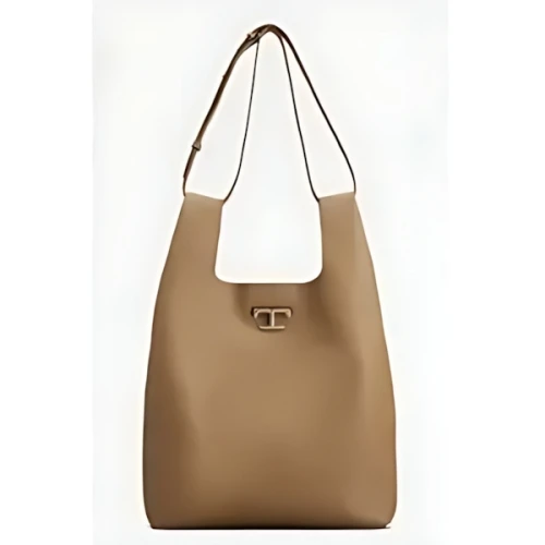 TOD’S T タイムレス レザー ショルダー バッグ ミディアム