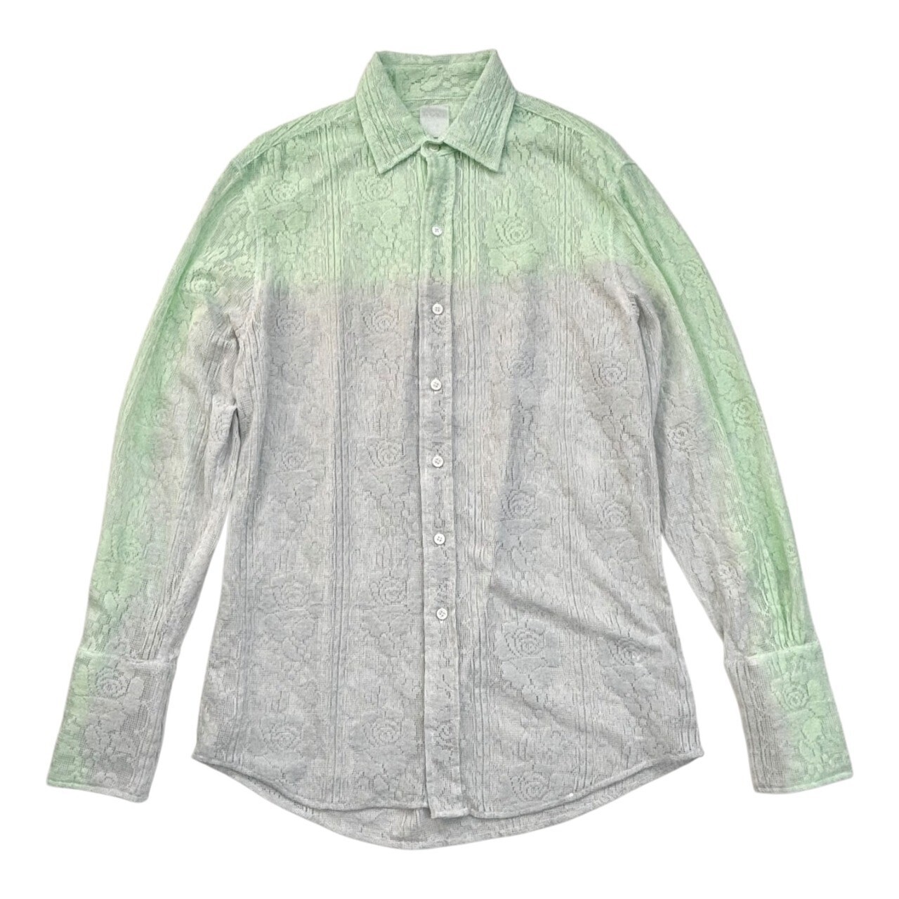 heki tie-dye lace shirt