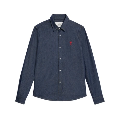 AMI Paris Ami De Coeur Denim Shirts