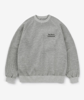 ENNOY BORDER CREW NECK SWEAT