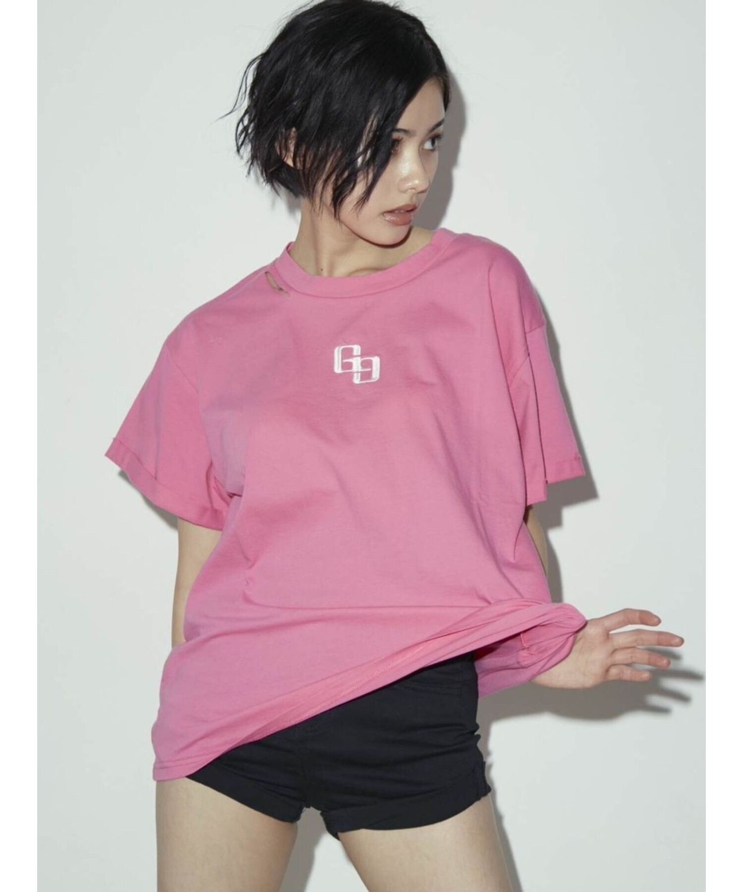 GYDA APPETIZINGダメージBIG Tシャツ