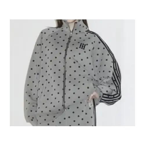 KISS THE CLUB line unisex jersey jacket