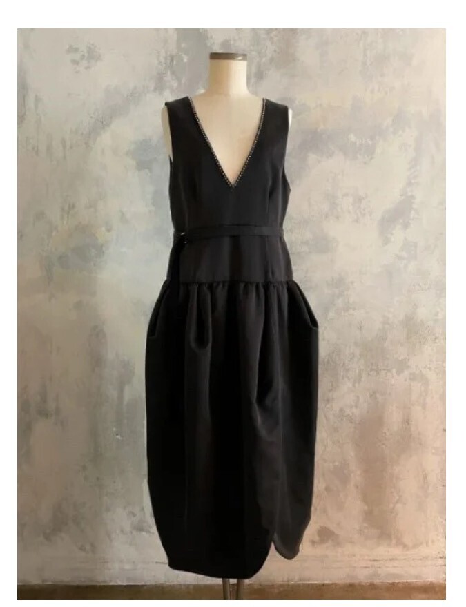 LEUR LOGETTE powder satin dress