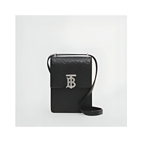 BURBERRY モノグラムレザー ロビンバッグ