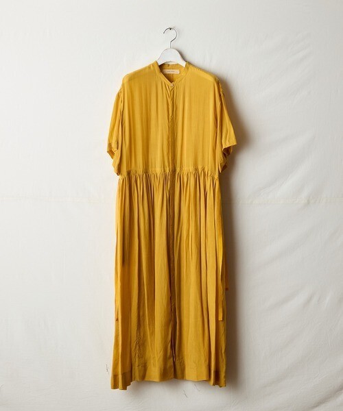 suzuki takayuki flared-sleeve dress
