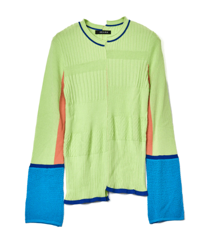 AULA AILA OFF-CENTER RIB KNIT