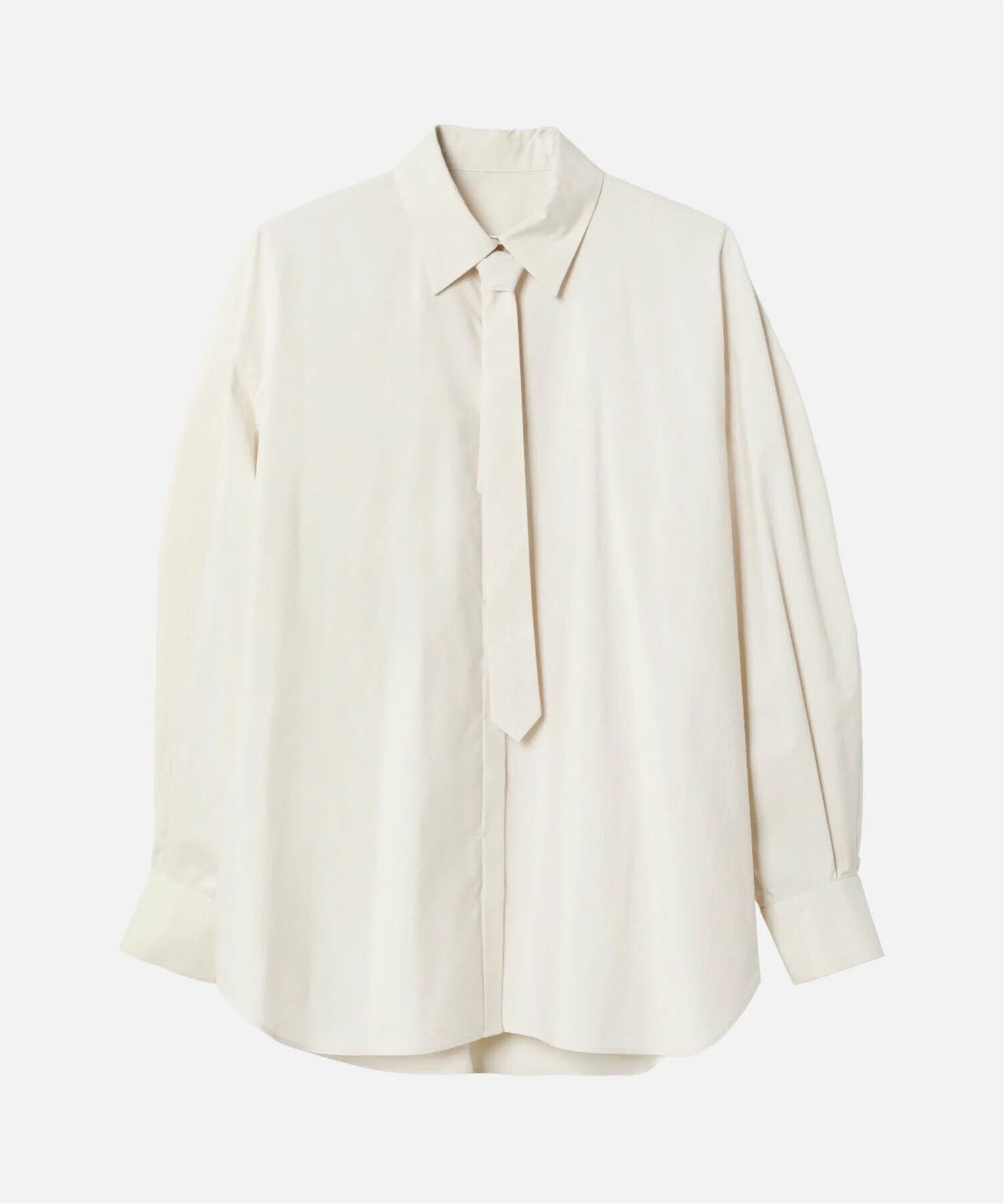 LE CIEL BLEU アーバンネックタイシャツ / Urban Necktie Shirt