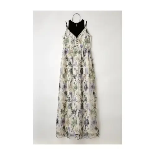 MURRAL Floating flower lace dress