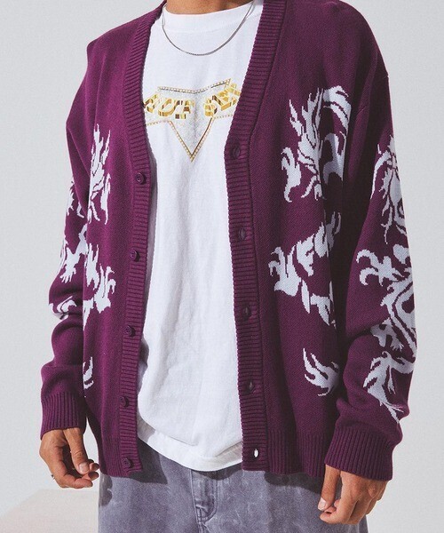 HUF TWIN DRAGON CARDIGAN / HUF カーディガン