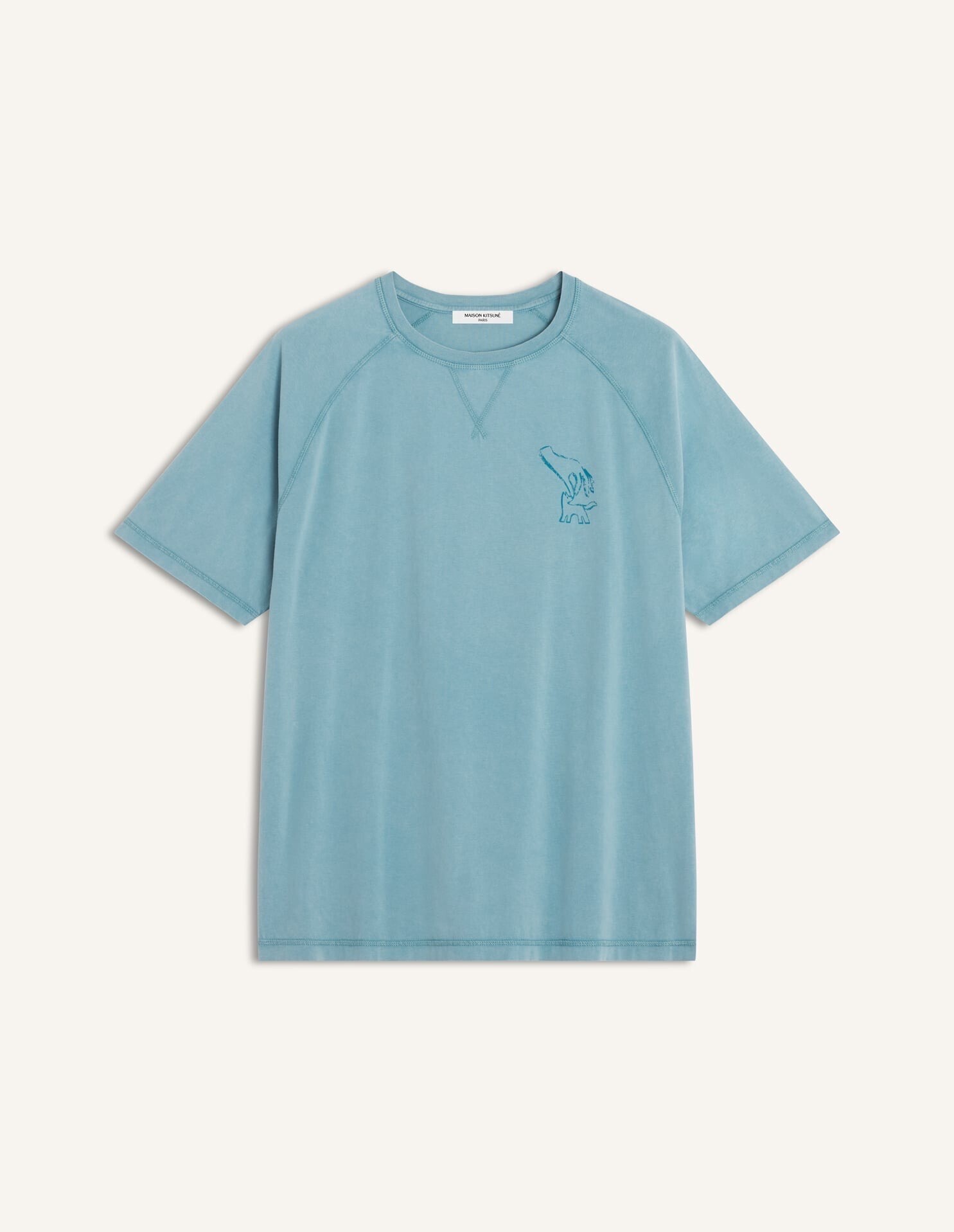 Maison Kitsuné FOUNTAIN STAMP フェード コンフォート Tシャツ