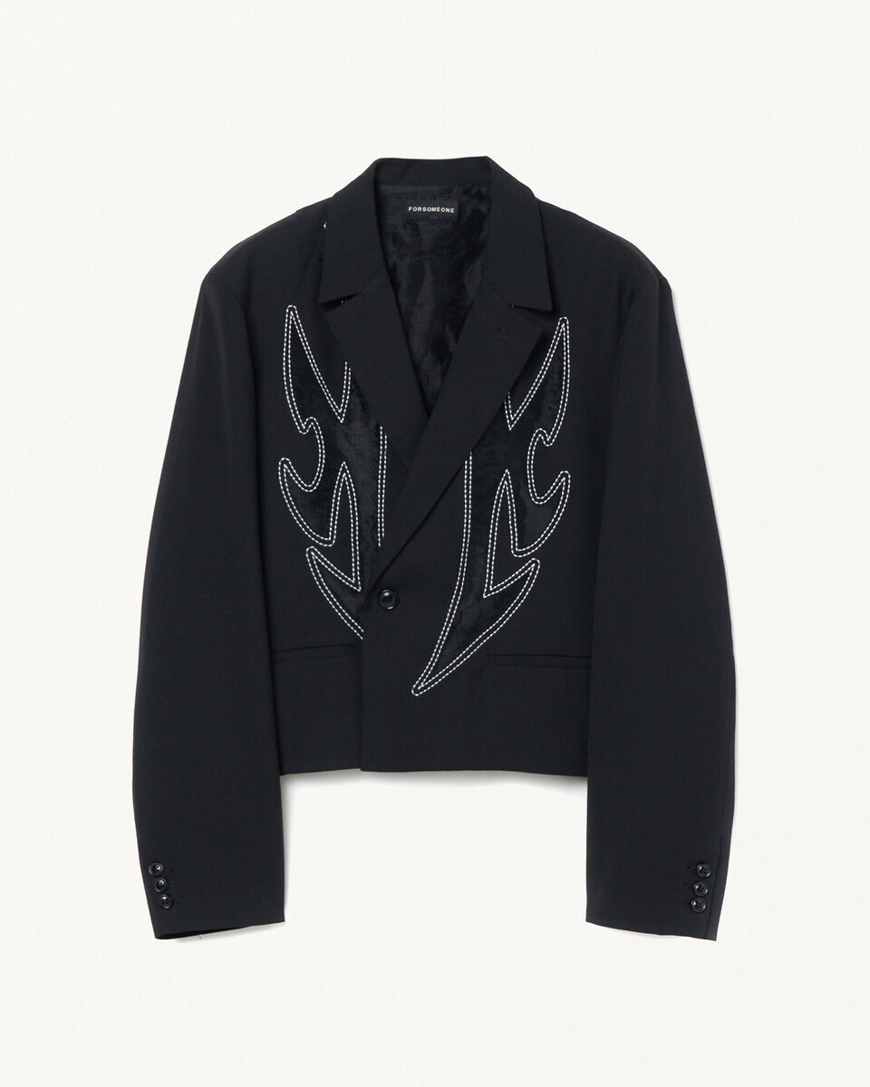 FORSOMEONE FLAME SHORT JACKET