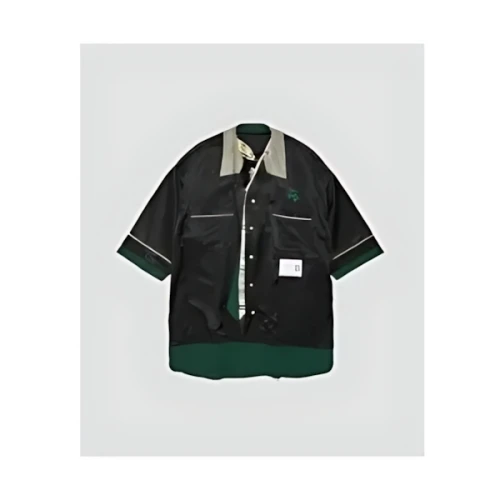 MIHARA YASUHIRO Mix Layered Bowling Shirts/ミックスレイヤードボーリングシャツ