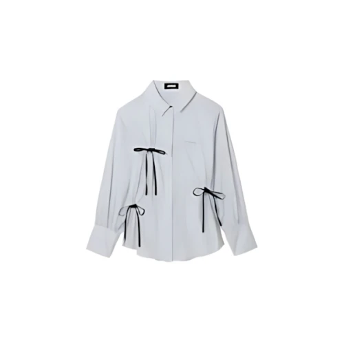 JIMWAG Ribbon flare shirt