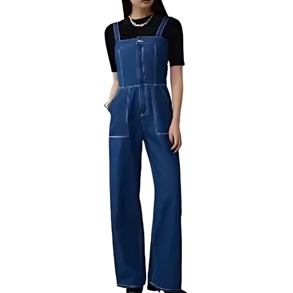 AZUL BY MOUSSY デニムベアワイドオールインワン