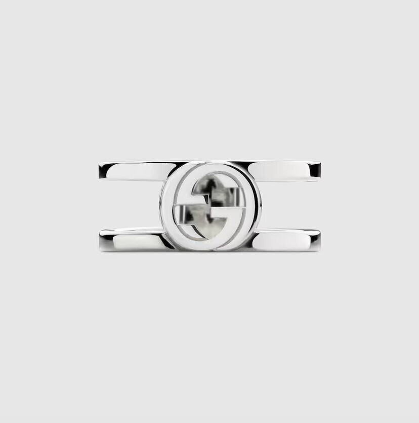 GUCCI 〔グッチ インターロッキング〕ワイドリング