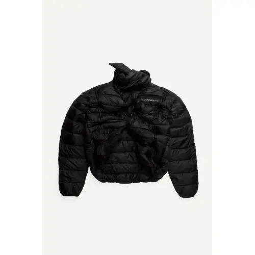 H&M × glenn martens ボーンディテールパファージャケット